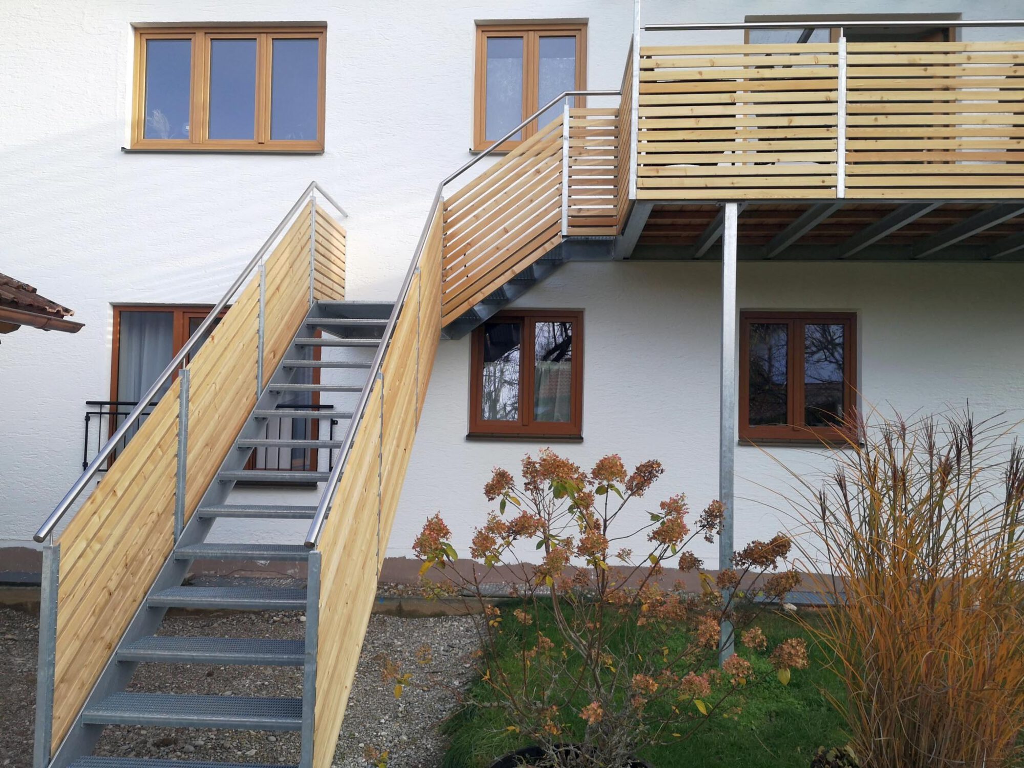 Balkon mit Treppe 1