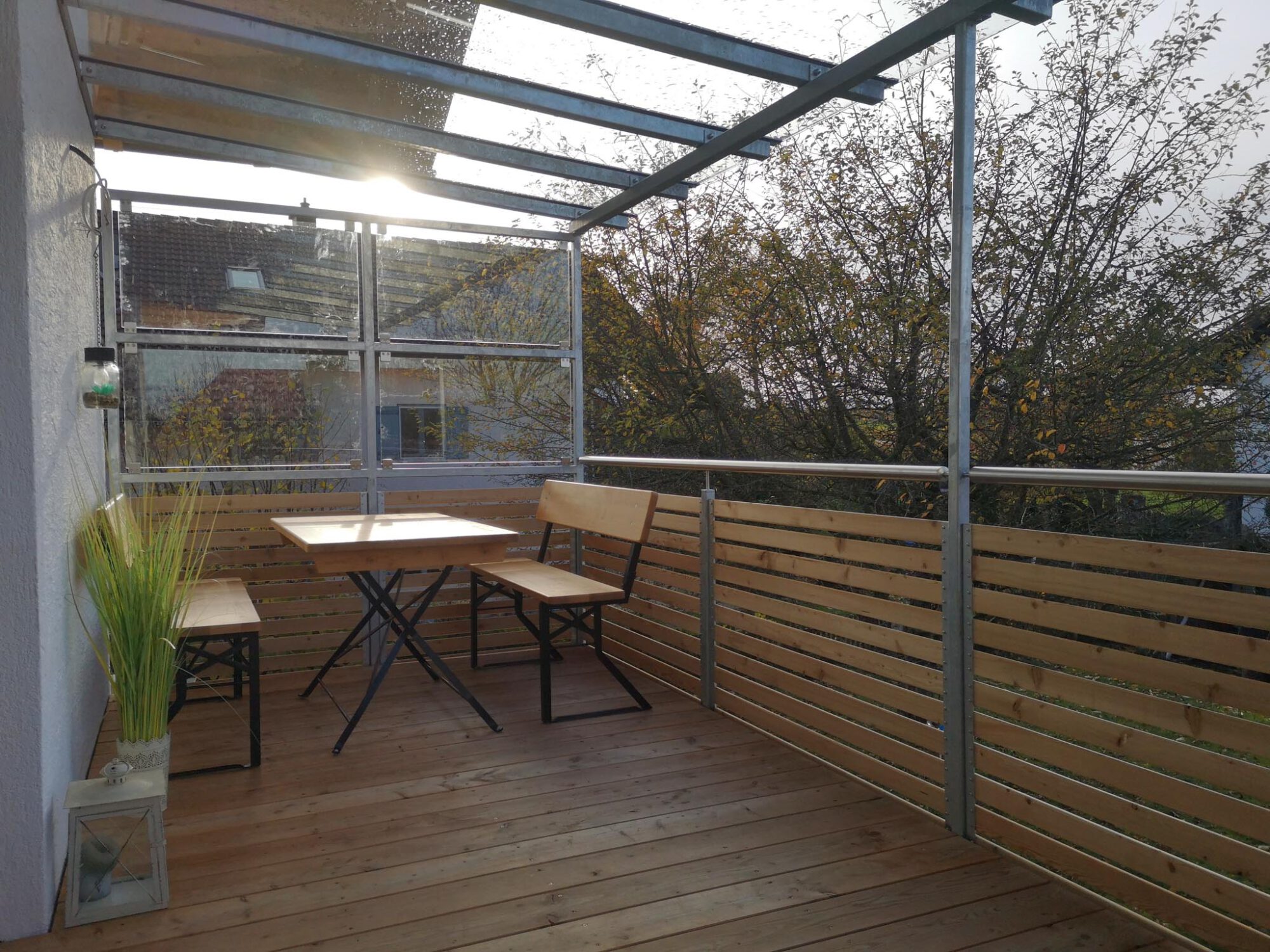 Balkon mit Treppe 4